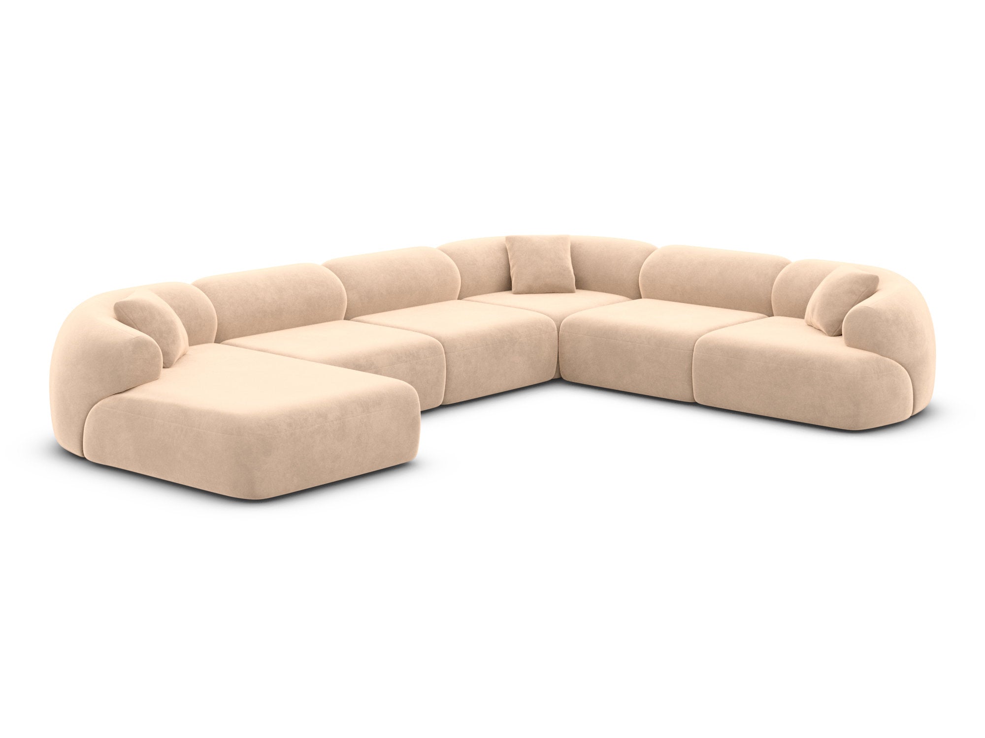 Polster Wohnlandschaft Monteluna XXL U-Form Beige