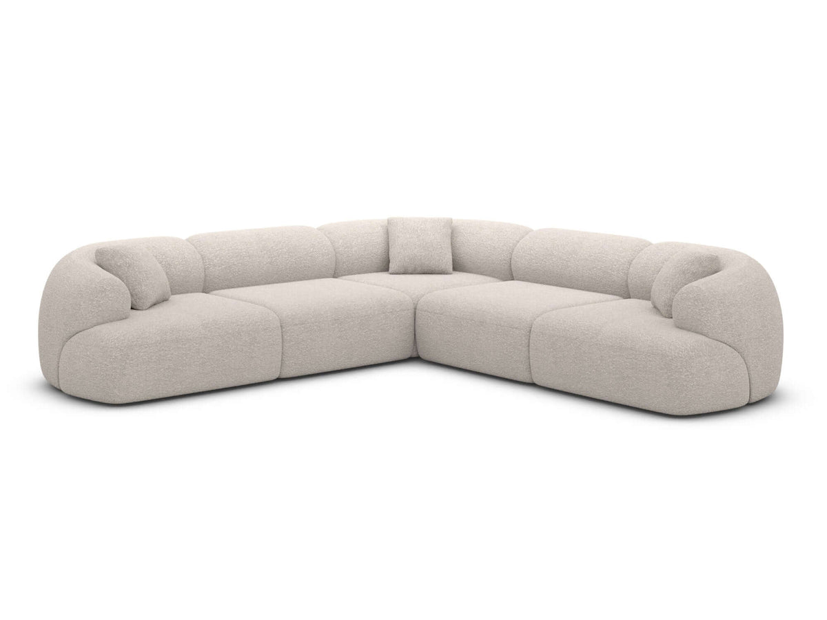 Couch Monteluna L-Form in Stoff