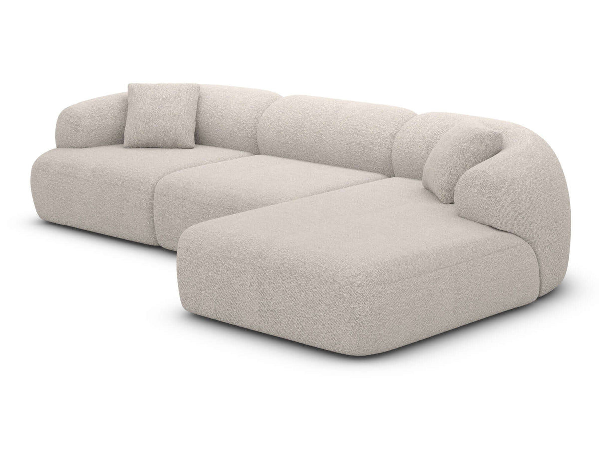 Stoff Ecksofa Monteluna L-Form