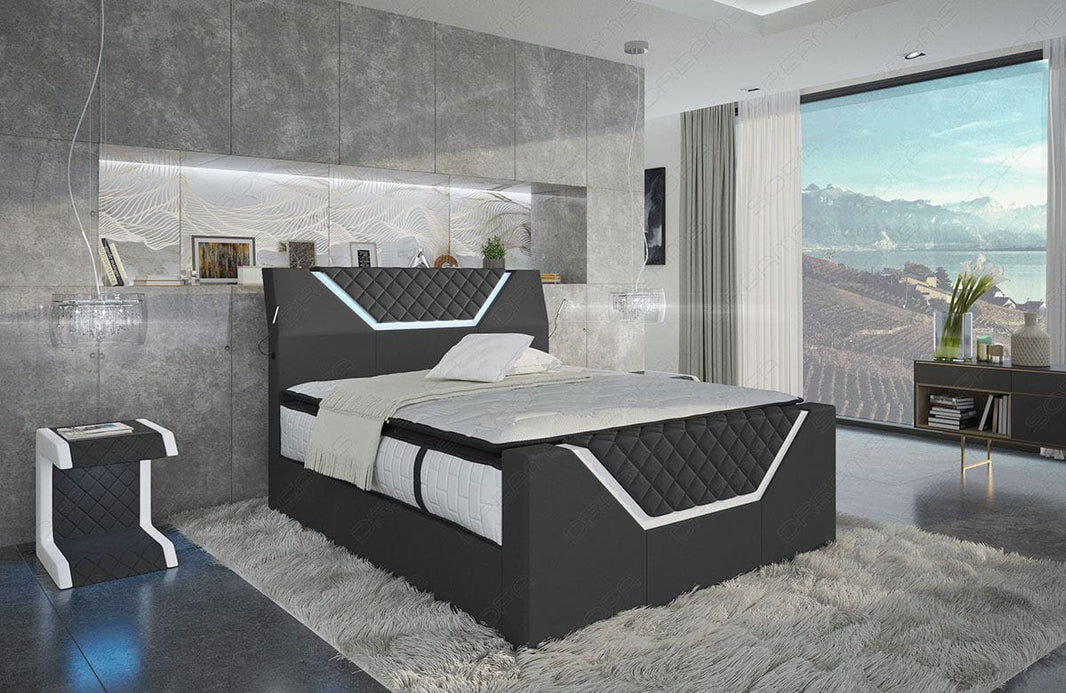 Boxspringbett Nantes Stoff