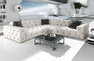 Ecksofa Menorca in L-Form, Stoffbezug