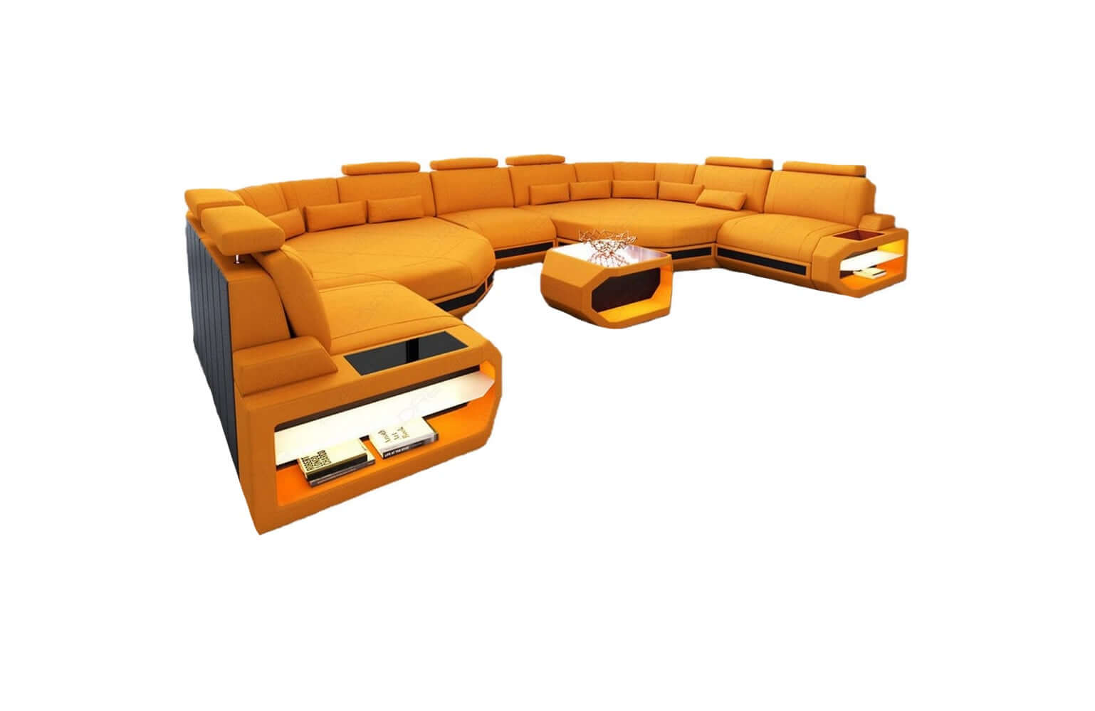 Stoff Wohnlandschaft Asti XXL – Komfort & Design