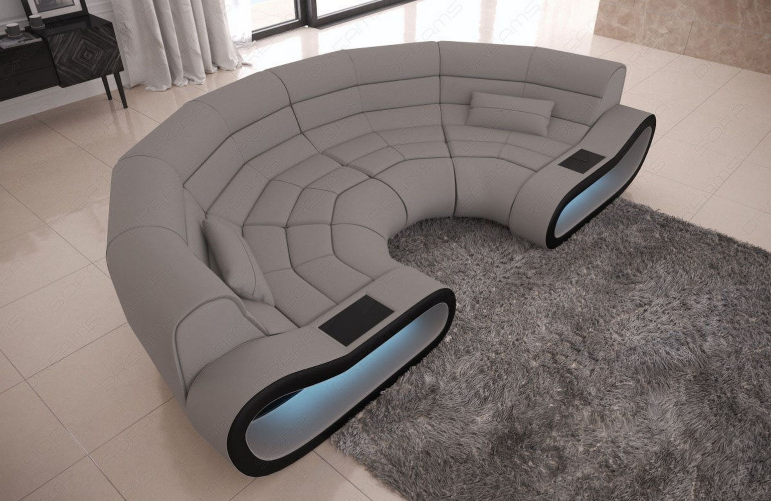 Stoff Bigsofa Concept Stoff - Bild 1