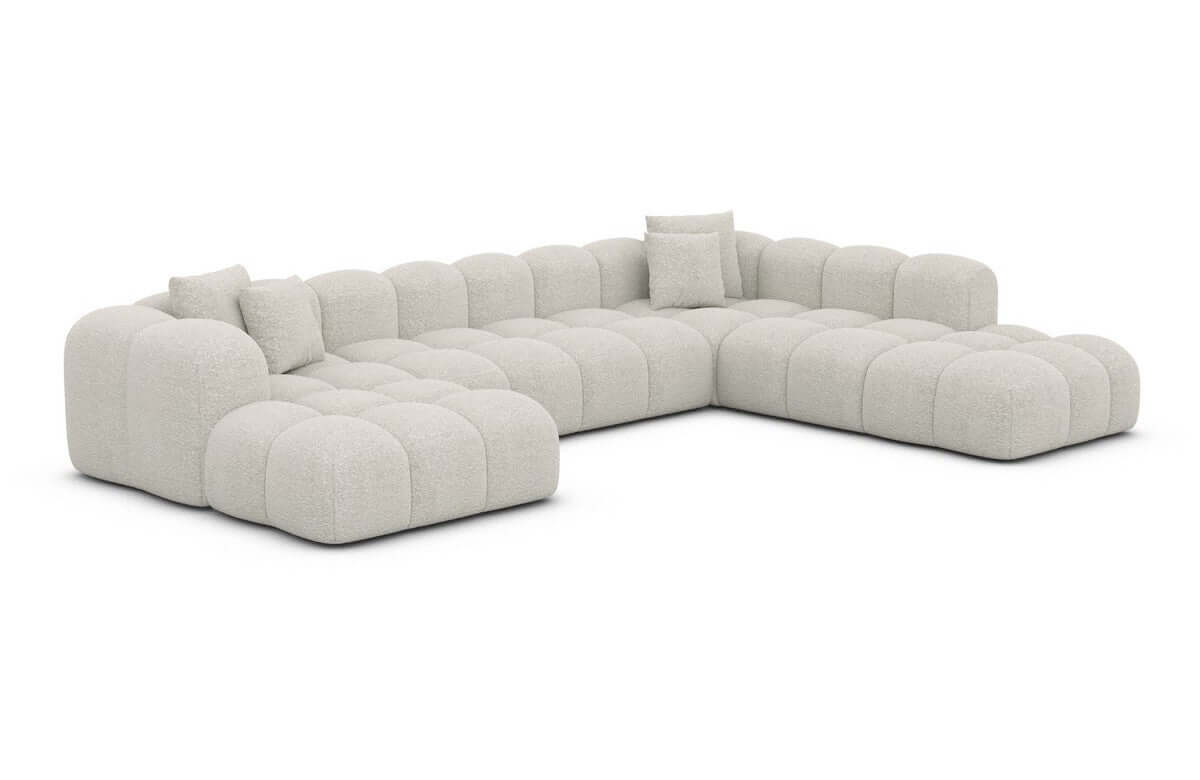 Polster Wohnlandschaft Formentera XXL Pearl