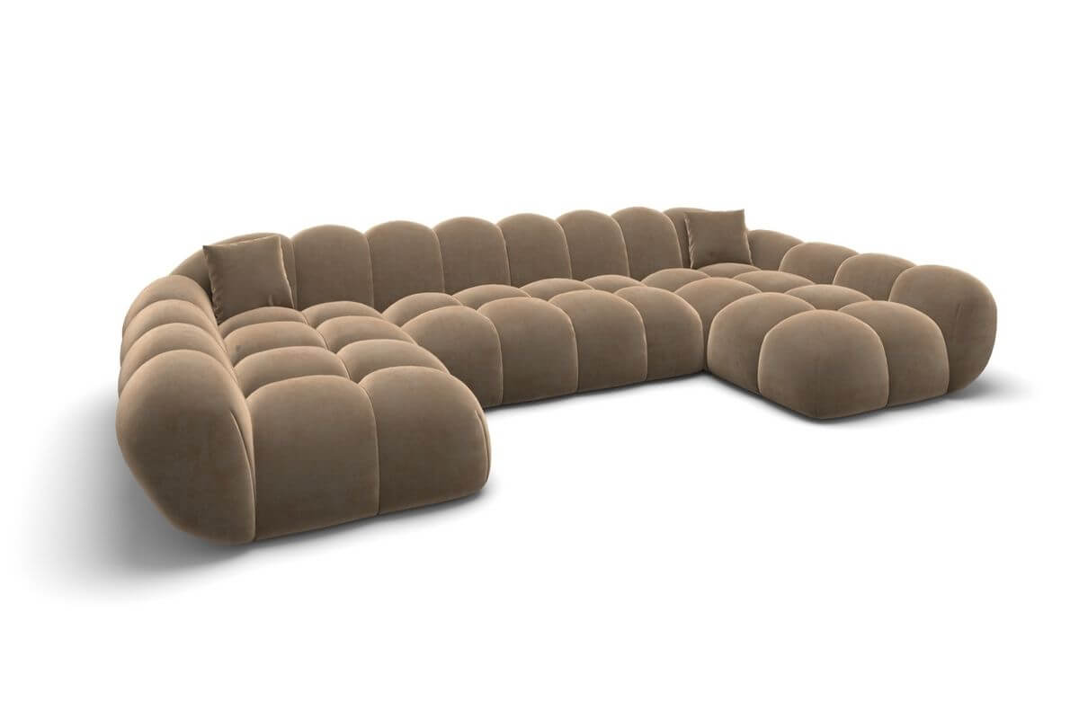 Wohnlandschaft Maleron U Form Studio Braun