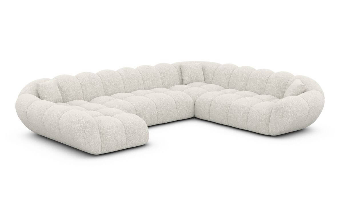 Wohnlandschaft Maleron XXL Weiß