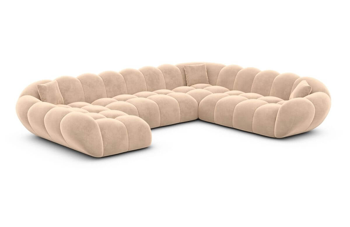Wohnlandschaft Maleron XXL Beige