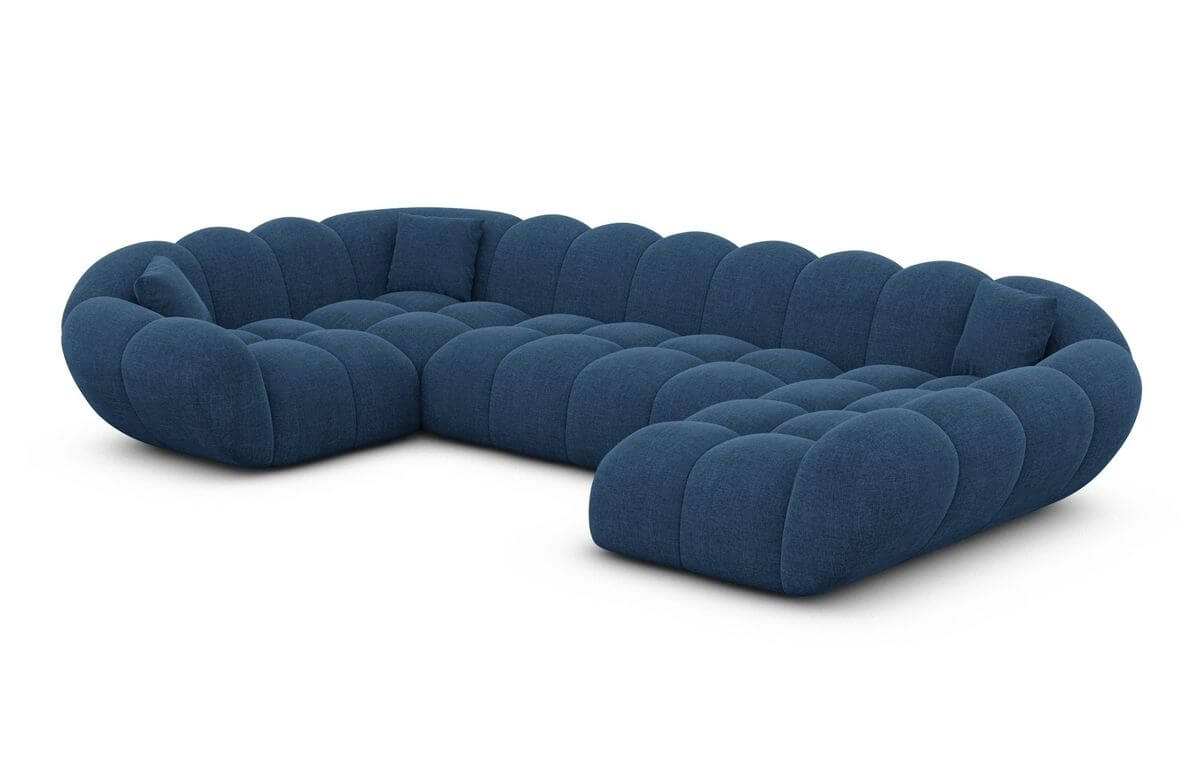 Wohnlandschaft Maleron XXL Blau