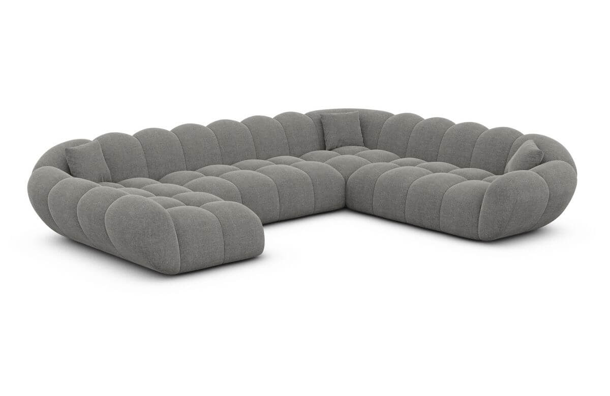 Wohnlandschaft Maleron XXL Dunkelgrau
