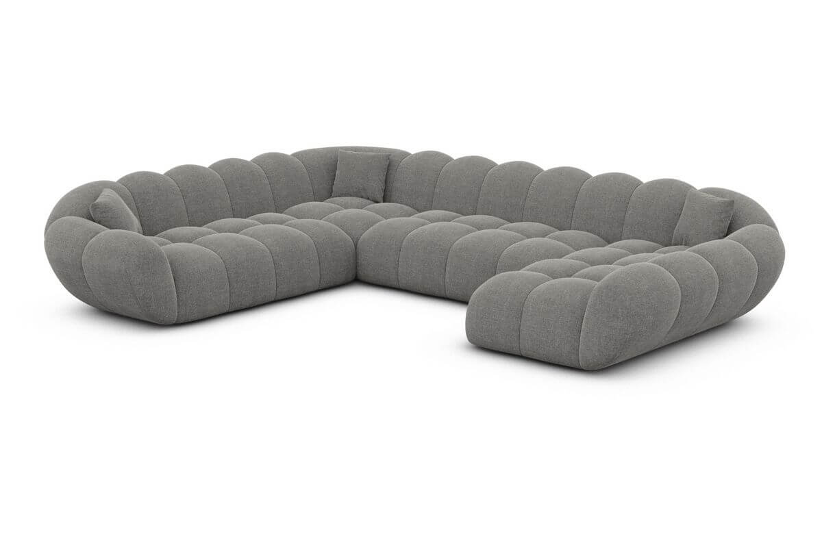 Wohnlandschaft Maleron XXL Dunkelgrau