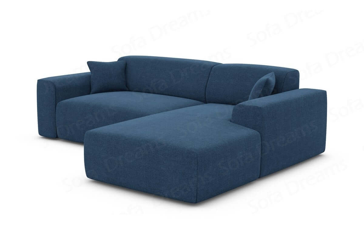 Stoff Ecksofa Mallorca L-Form Blau