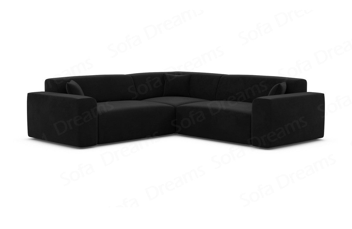 Polster Ecksofa Mallorca L-Form – Stil & Komfort Schwarz