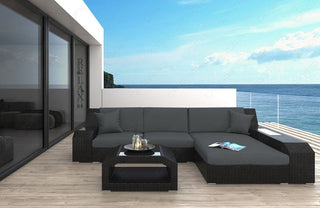 Rattan Sofa Matera L – Grau - Bild 1