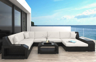Rattan Sofa Matera XXL – Creme - Bild 1