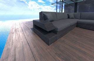 Rattan Sofa Ravenna XXL – Graues Design - Bild 5