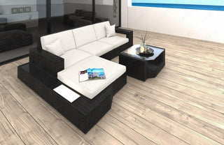 Rattan Sofa Messana L – Creme in Default Title