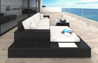 Rattan Sofa Messana L – Creme - Bild 2