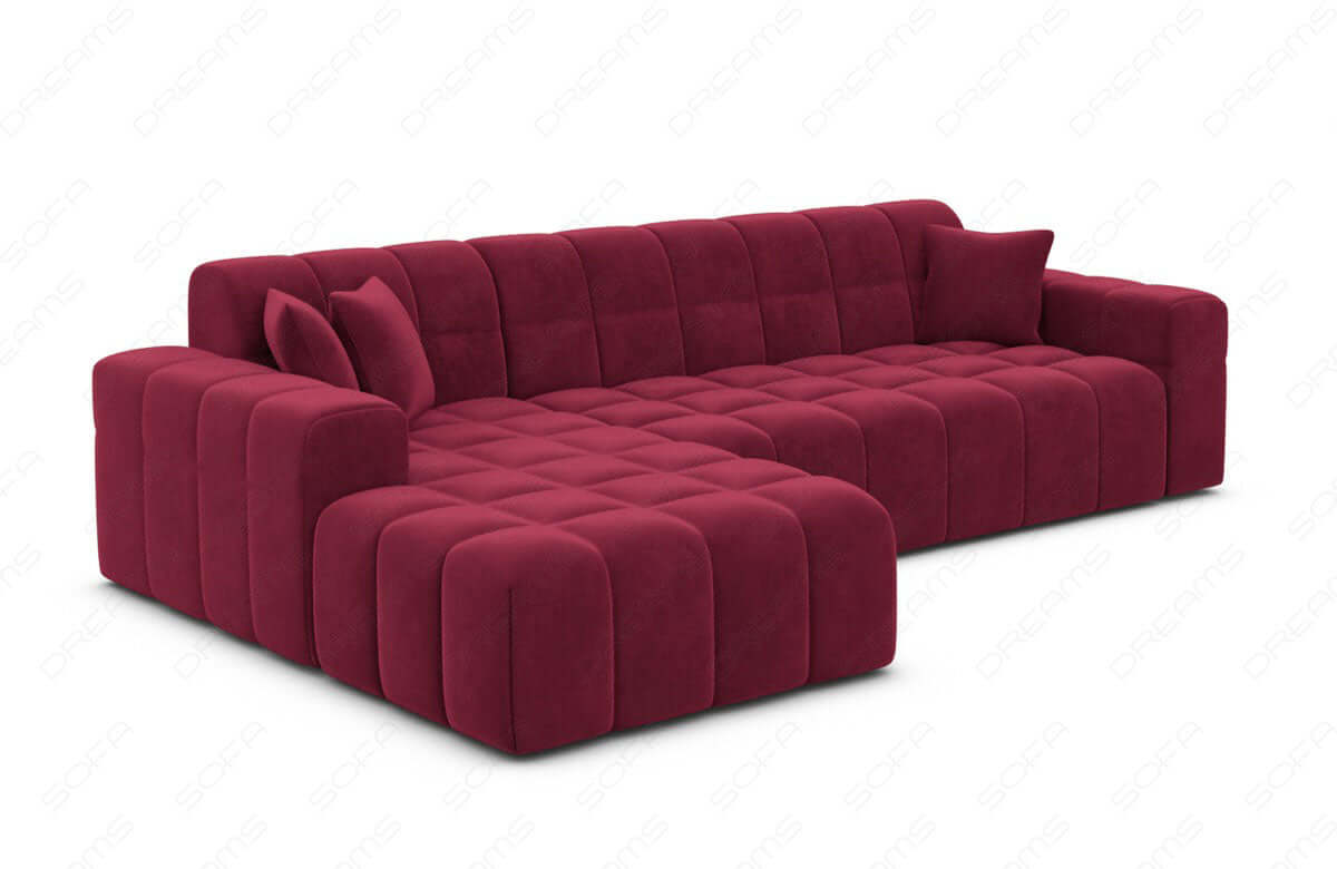 Polster Ecksofa Ibiza L-Kurz – Komfort & Design Rot