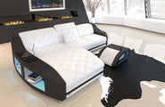 Mini Leder Ecksofa Swing L-Form – Modern & Komfortabel