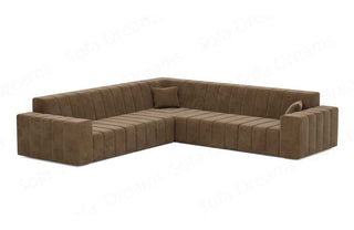 Ecksofa Gran Canaria Stoff – Komfort & Stil in Strukturstoff und der Farbe Braun - Bild 2