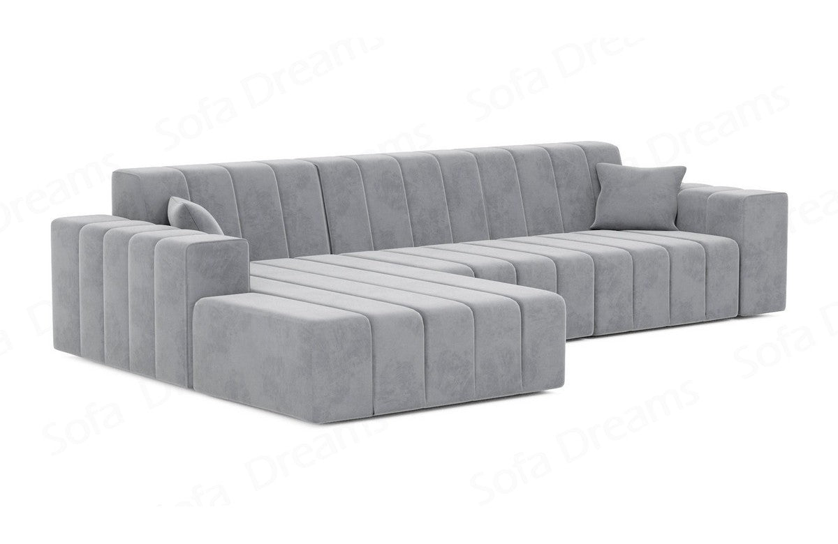 Polster Ecksofa Gran Canaria L-Kurz – Modern & Bequem Hellgrau