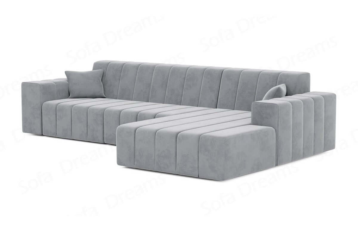 Polster Ecksofa Gran Canaria L-Kurz – Modern & Bequem Hellgrau
