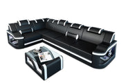 Mini Leder Ecksofa Padua L-Form
