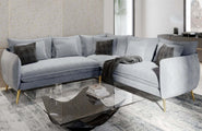 Couch Fürteventura L Form in Stoff
