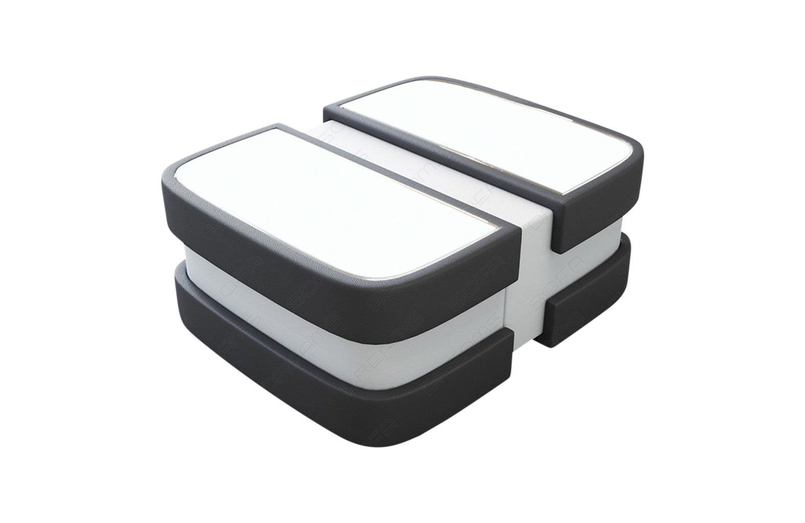 Couchtisch Elegante – Leder & Stil