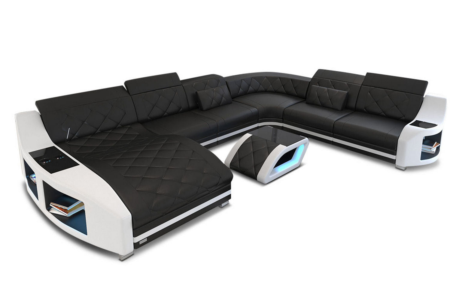 Leder Wohnlandschaft Swing XXL – Modern & Komfortabel