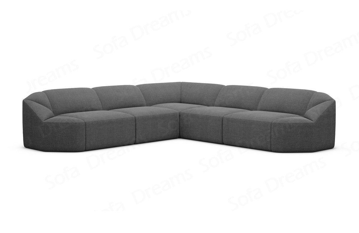 L-Form Stoffsofa Cabrera