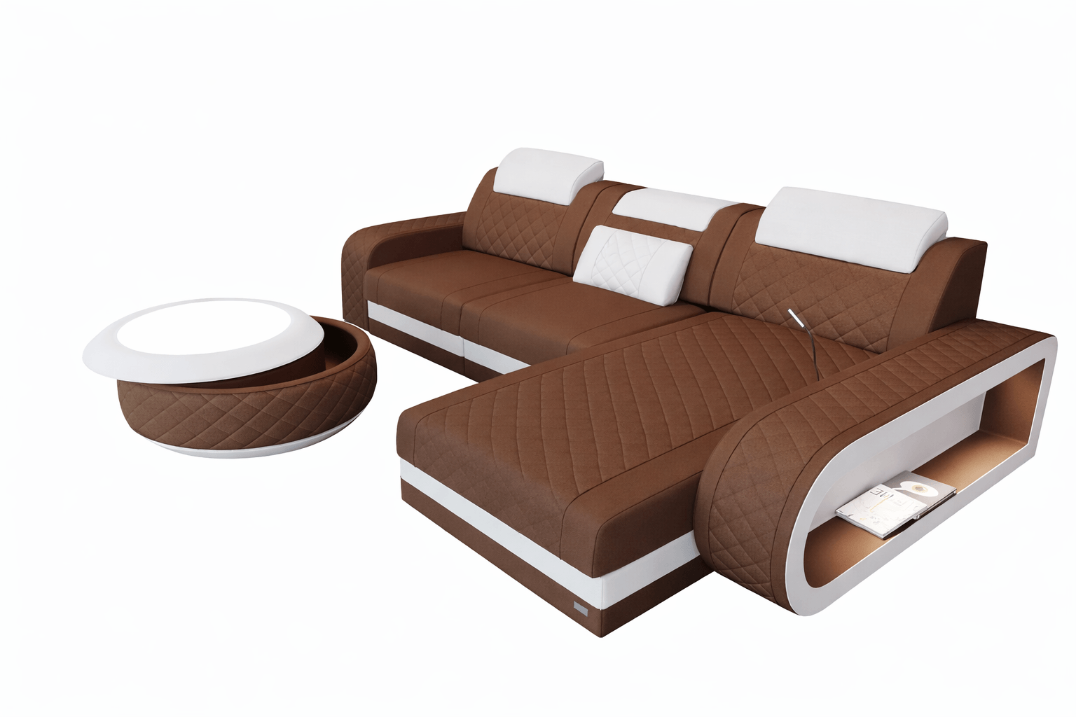 Stoffsofa Berlin L-Form