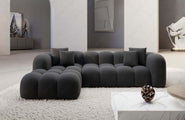 Ecksofa Formentera L-Form Kurz Stoff