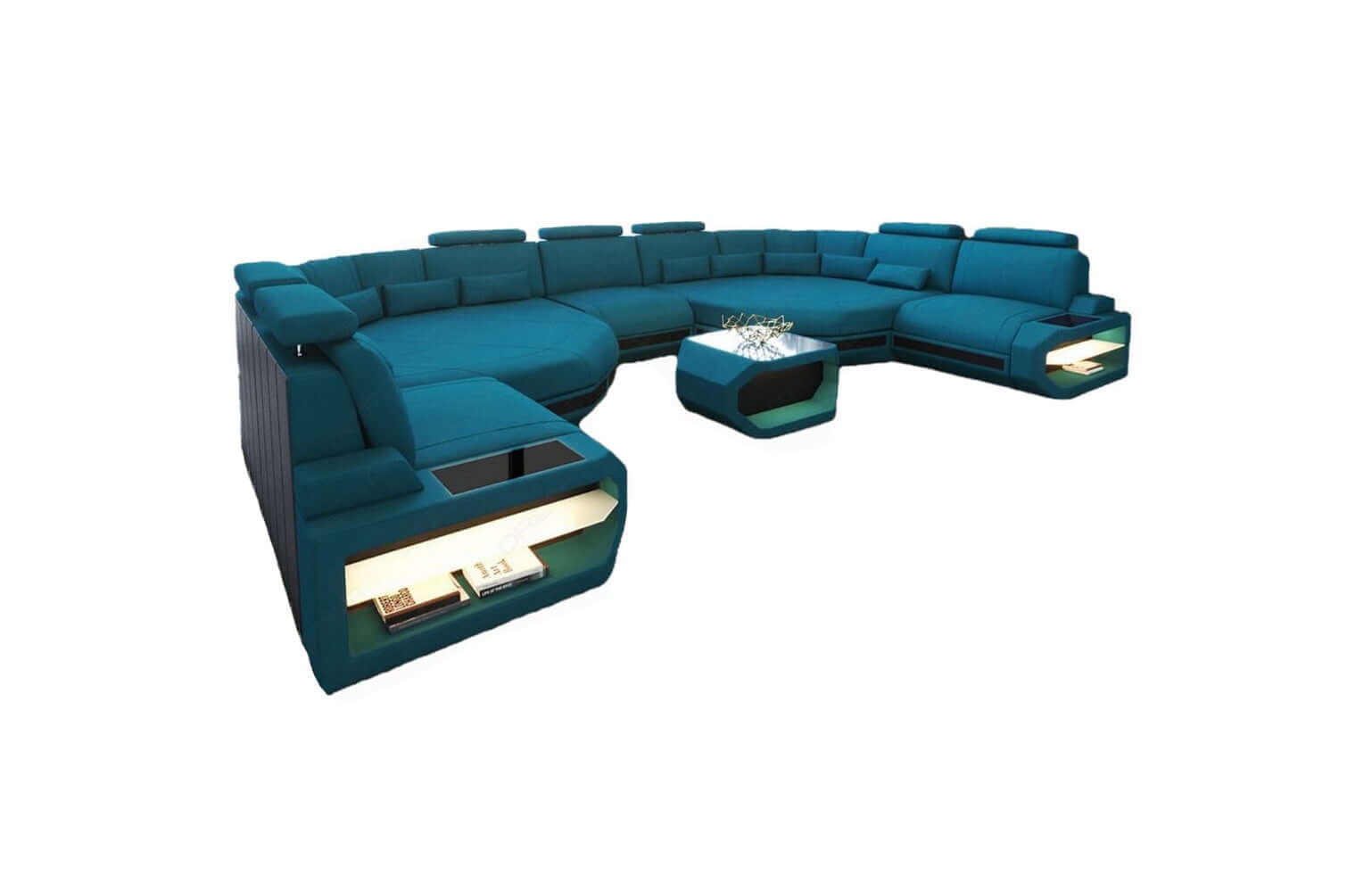 Stoff Wohnlandschaft Asti XXL – Komfort & Design