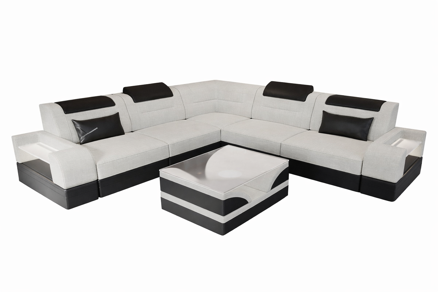Ecksofa Trivento aus Stoff