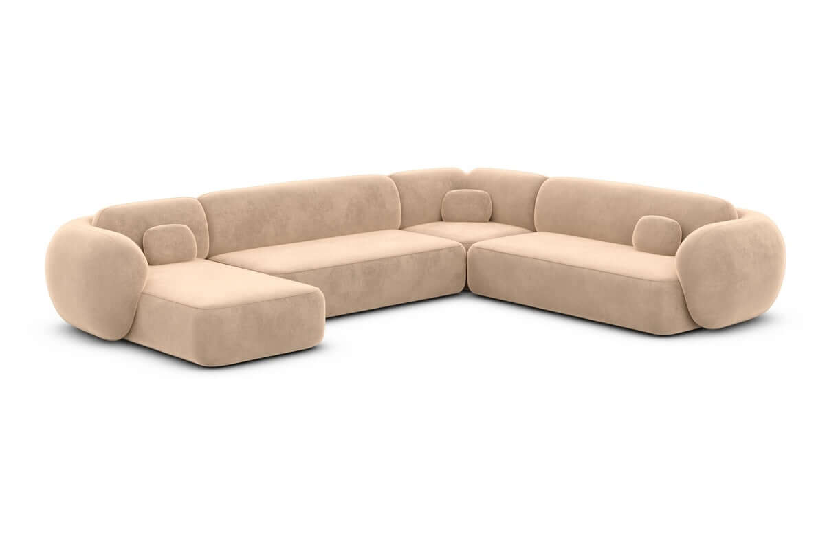 Wohnlandschaft Altea XXL U-Form in Stoff Beige