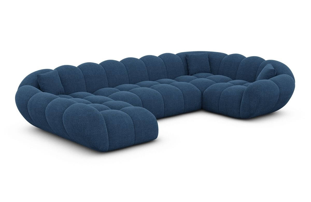Wohnlandschaft Maleron U Form Blau