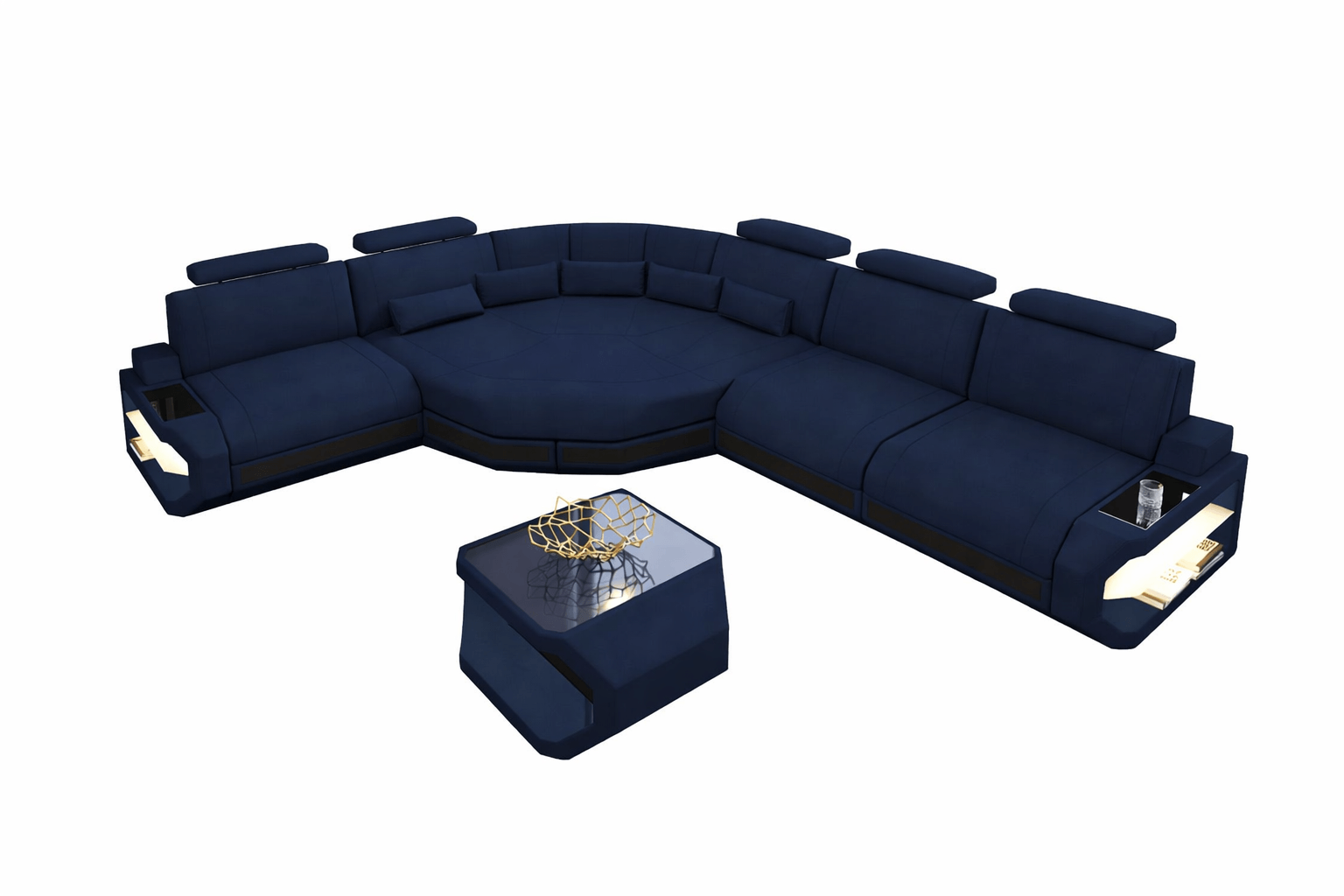 Stoffsofa Asti L-Form – Komfort & Stil