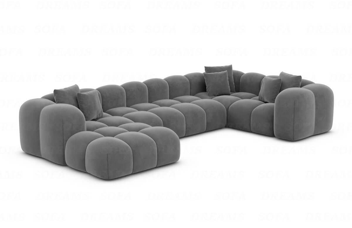 Wohnlandschaft Formentera U-Form Stoff
