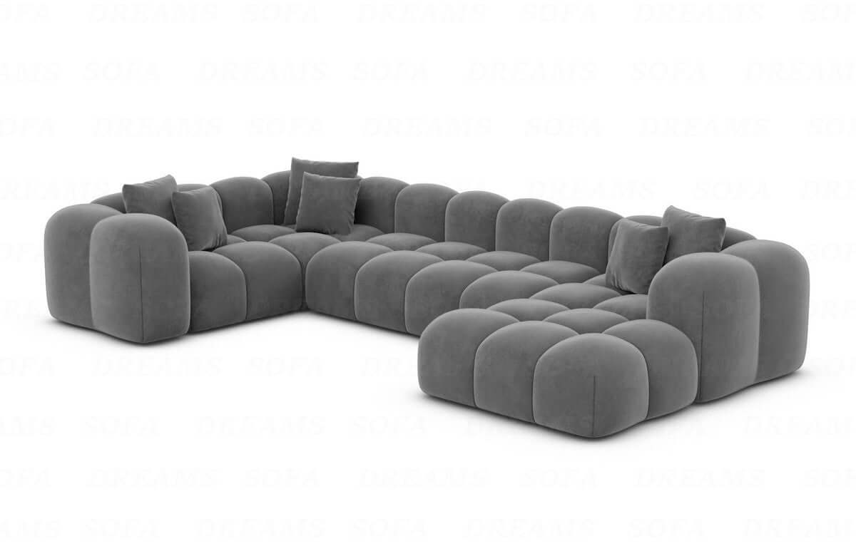 Wohnlandschaft Formentera U-Form Stoff
