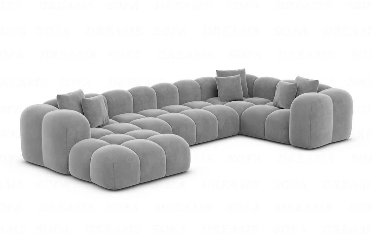Wohnlandschaft Formentera U-Form Stoff