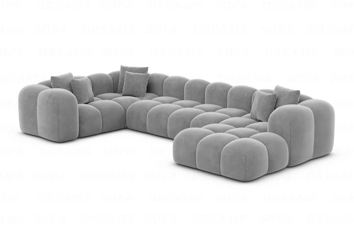 Wohnlandschaft Formentera U-Form Stoff