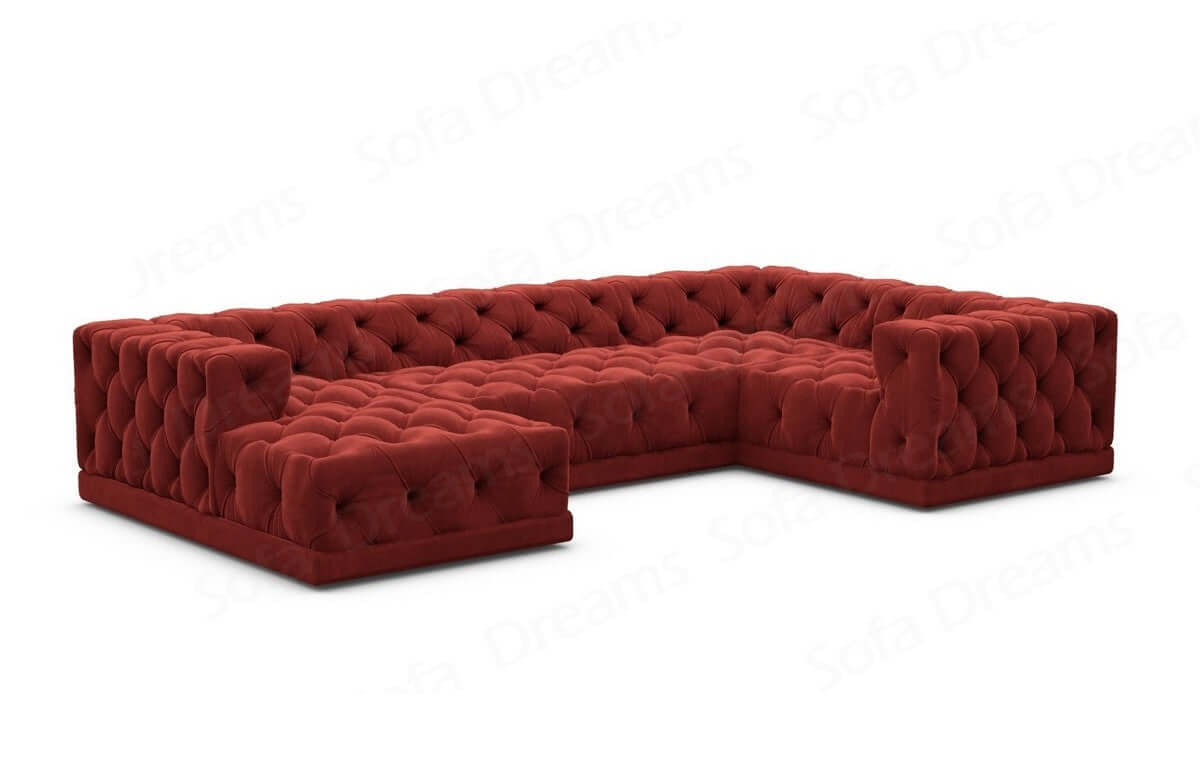 Polster Wohnlandschaft Palma – Modern & Bequem Rot