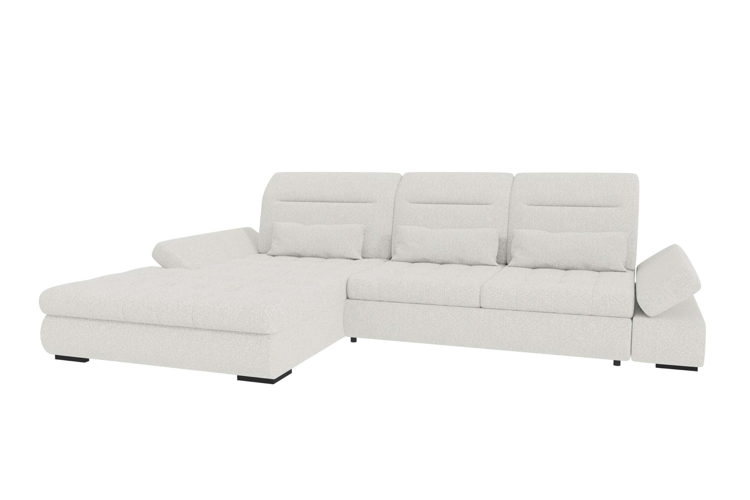 Polster Ecksofa Ares L Form Plus Creme