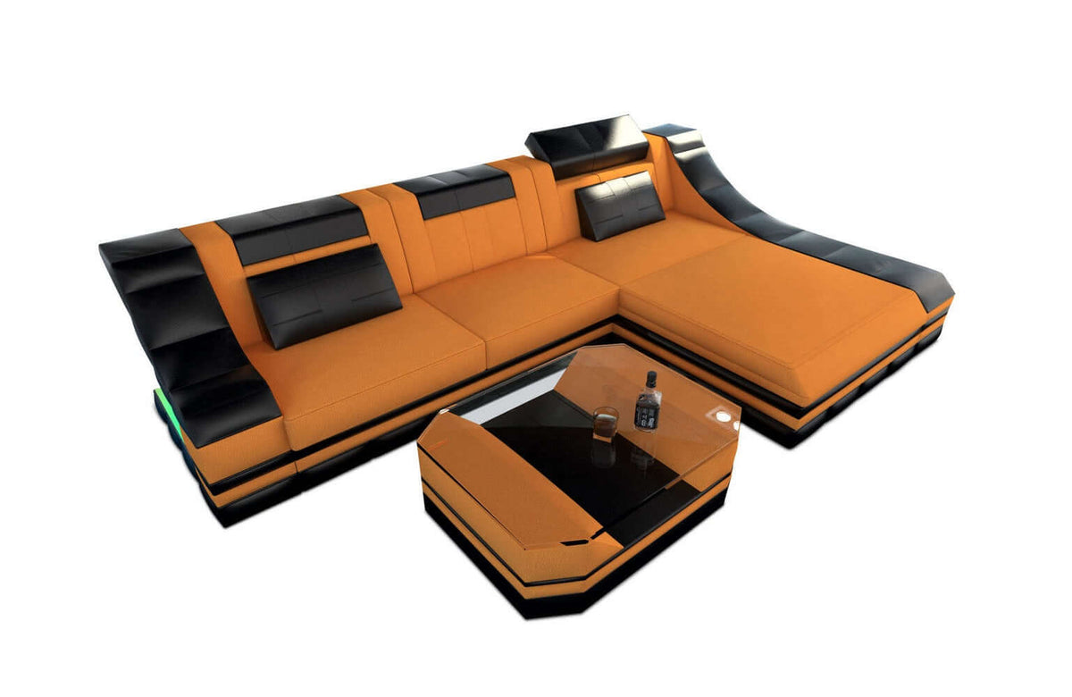 Stoff Ecksofa Turino L-Form