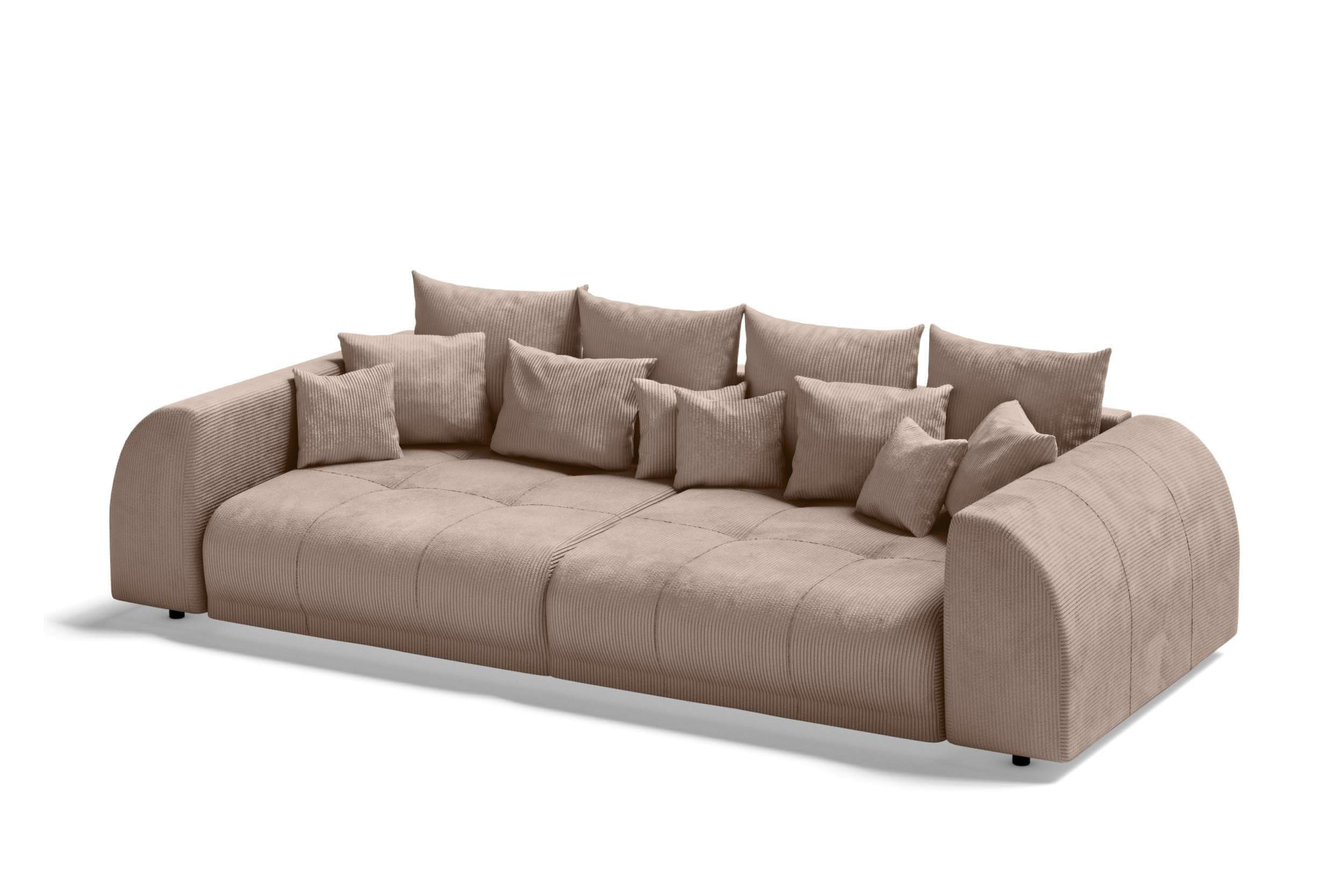 Bigsofa Ragnar im Stoffbezug Pastellrosa