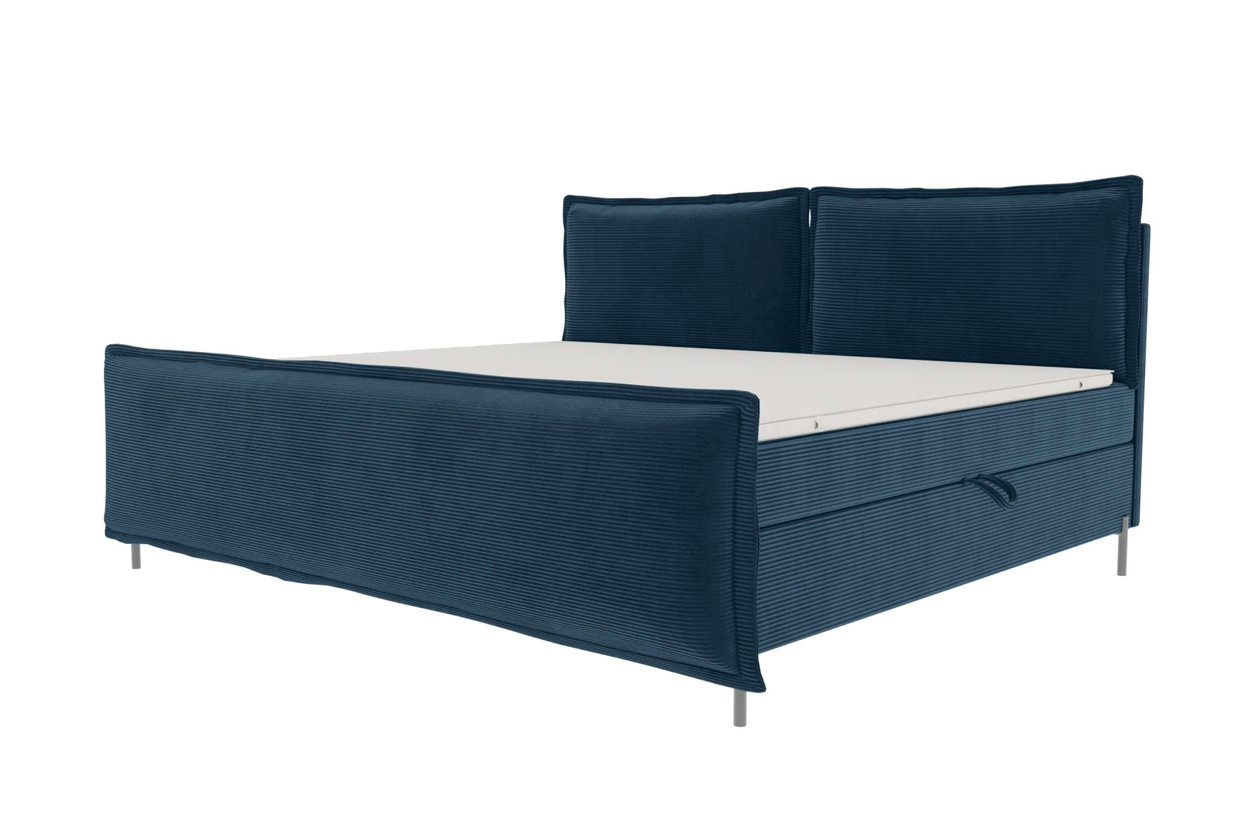 Boxspringbett Elysio Plus Familienbett Blau