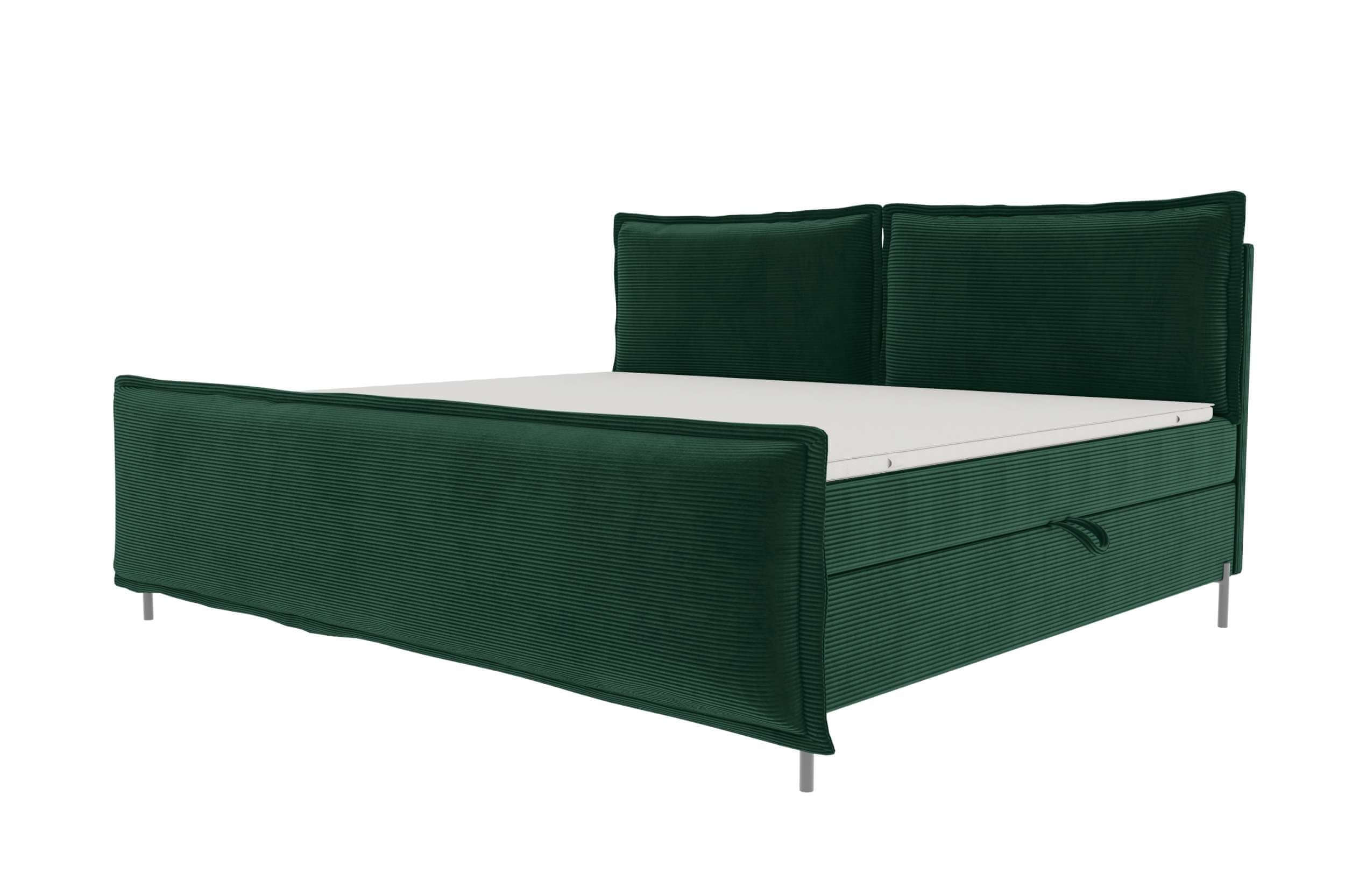 Boxspringbett Elysio Plus Familienbett Dunkelgrün