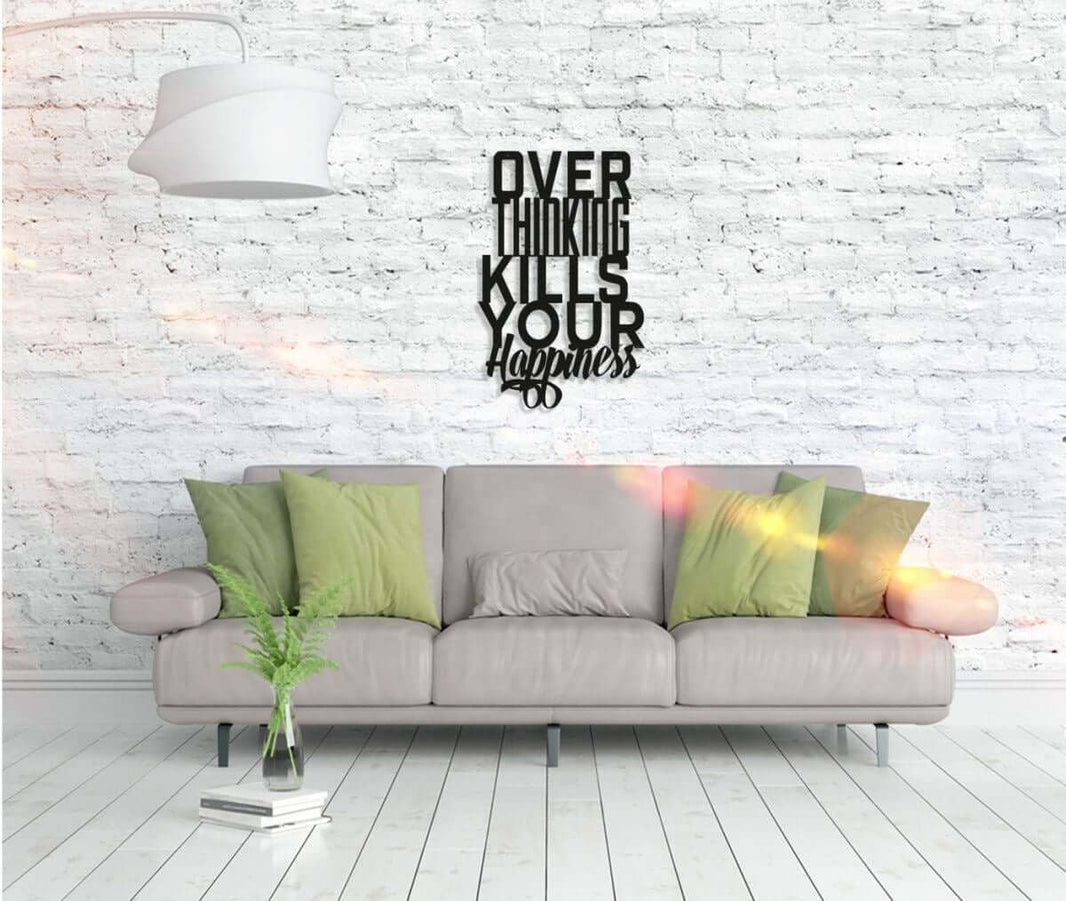 Wandbild Over Thinking Kreative