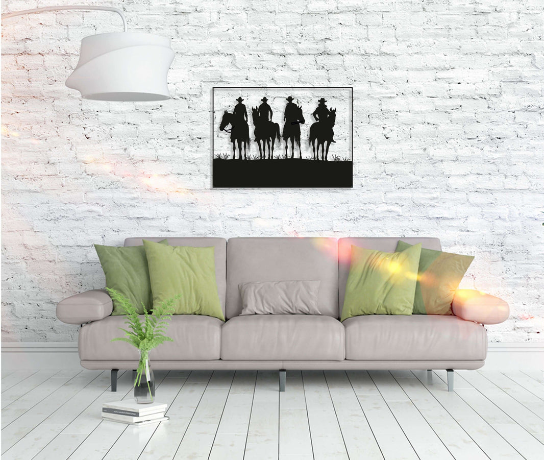Wandbild Cowboy Wilde Wandkunst